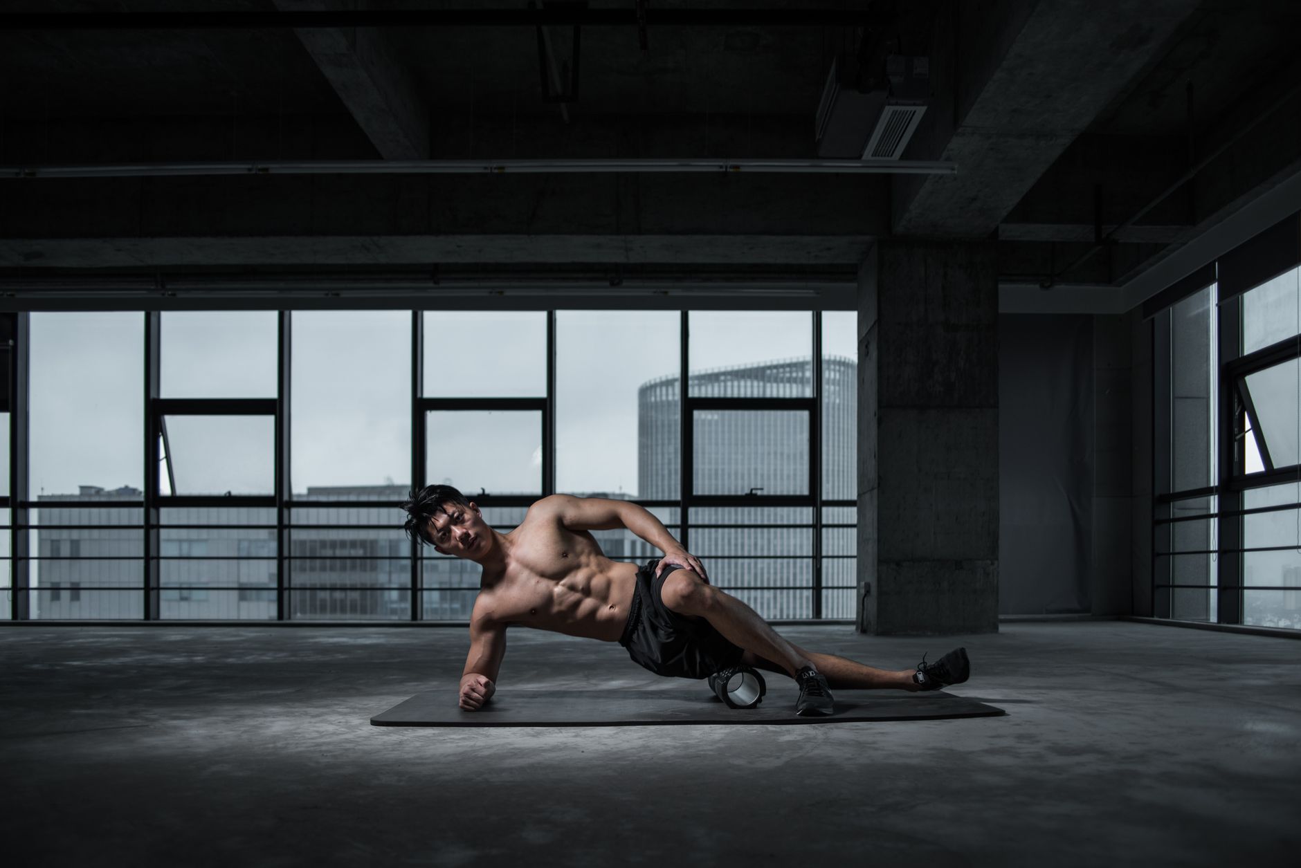 Étirement après une séance de sport
