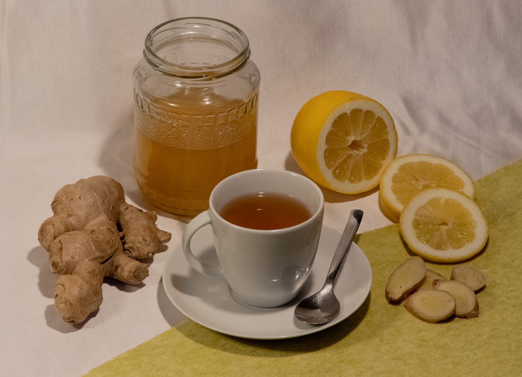 Tisane gingembre citron pour la digestion